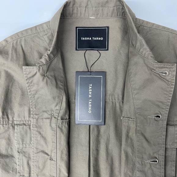 NWT TASHA TARNO Cargo Relaxed Fit Shirt - Picture 3 of 4